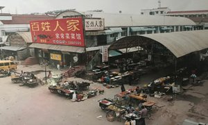 2000年代泗洪體育路菜市老照片